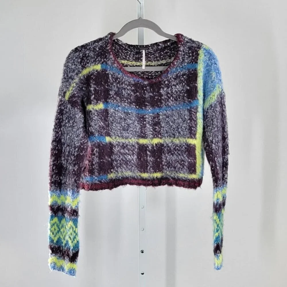 NWT FREE PEOPLE Emerson Pullover Crop Sweater